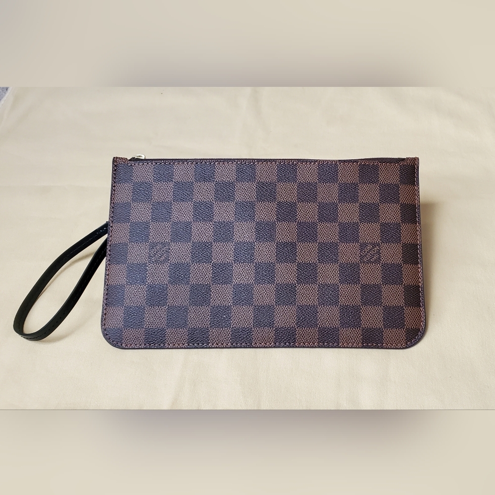 Louis Vuitton Neverfull MM GM Damier Ebene Pouch